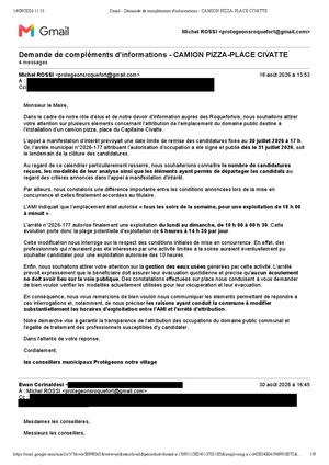 Dossier Mairie Ami Camion Pizza
