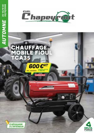 CHAPEYROUT CATALOGUE AUTOMNE 2026