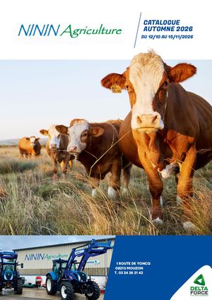NININ AGRICULTURE CATALOGUE AUTOMNE 2026