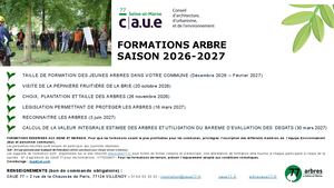 Formations Arbres Saison 2026-2027