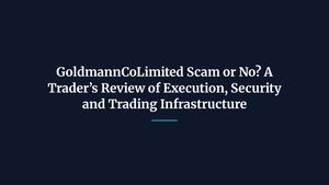 GoldmannCoLimited Scam or No? A Trader’s Review of Execution, Security and Trading Infrastructure