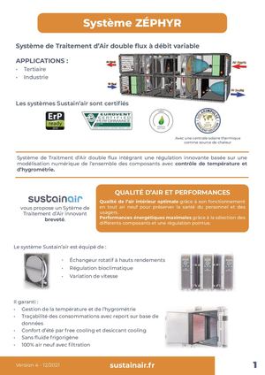 Fiche Produit Zephyr
