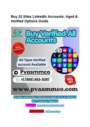 332 LinkedIn Account Platforms: A Practical Guide to Aged and Verified Profiles 2025