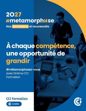 Calendrier des formations CCI Drome 2027