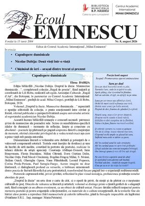 Ecoul Eminescu August 2026