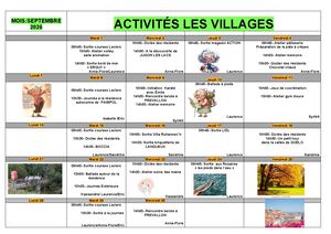 Programme Les Villages 2609