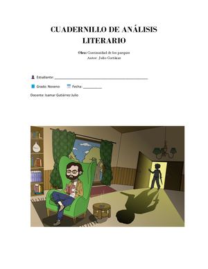 9° Lengua Castellana Cuadernillo Analisis De Textos Literarios