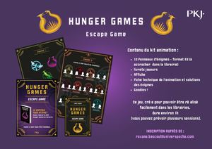 Escape Game Hunger Games Prospection Libraires