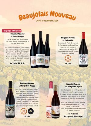 Beaujolais Nouveau 2026