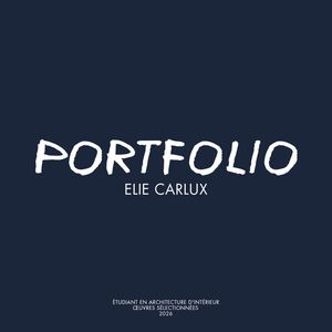 Portfolio Elie Carlux 2025/2026