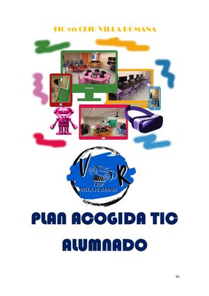 Plan Acogida Tic Alumnado