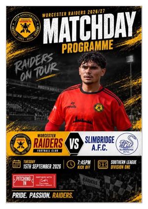 Worcester Raiders Vs Slimbridge 15 9 26 Programme