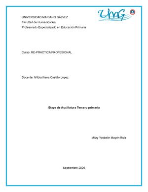 Tercero Primaria
