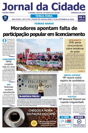 Jornal da Cidade 15 de setembro de 2026