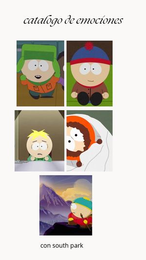 Catalogo de emociones con south park