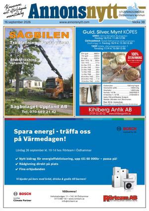 Annonsnytt V38 2026