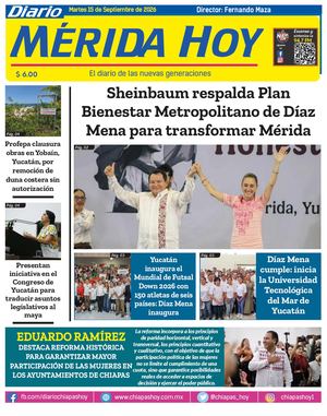 Mérida Hoy 15 Septiembre 2026 Ok