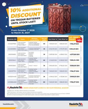 EN SEK Flyer Promo Batteries Trojan 102026