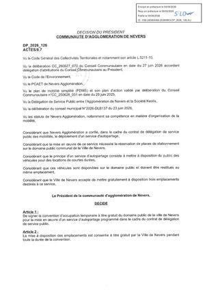 DP 2026 126 Convention Autopartage VDN