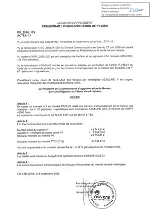 DP 2026 129 Marches MDE Lot7 Peinture Signaletique