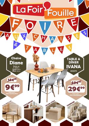 Foire Aux Chaises et aux tables 2eme edition