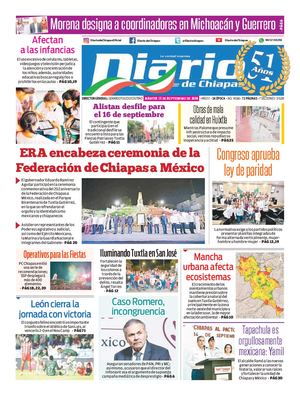 Portada, Martes 15 De Septiembre De 2026