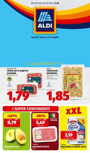 Volantino Aldi Dal 21 Al 27 Settembre 2026