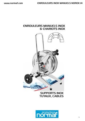 14 Enrouleurs Manuels, Chariots & Supports Inox