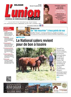 L'union Du Cantal N° 3917