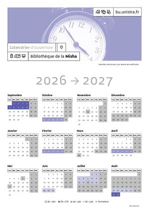 Calendriers Prévisionnels D'ouverture 2026 2027(3)