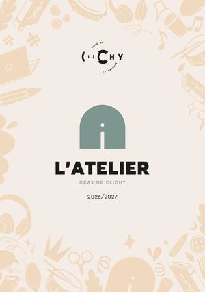 Brochure L'atelier 2026-2027