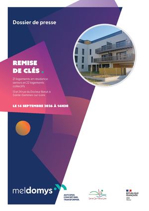 Dossier de presse : remise de clés à Sainte-Gemmes-sur-Loire
