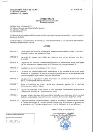 TRAVAUX CHANGEMENT POTEAU INCENDIE _RUE ALBERT EINSTEIN_ENT VEOLIA