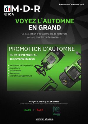 Promotion Automne - Équipements de nettoyage