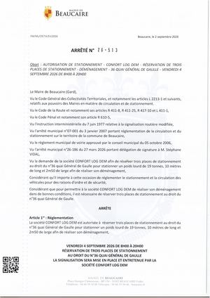 ARR 26 513 à 26 515