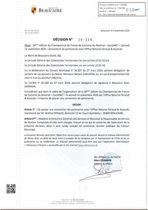 Fichier Parution Décision 26 336 Du 11 09 2026