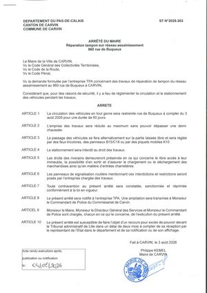 TRAVAUX REPARATION TAMPON SUR RESEAU ASSAINISSEMENT_860 RUE DE BUQUET_TPA