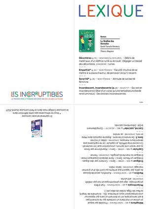 Lexiques 2026 Cm2 6e 6a96d3c0604d6