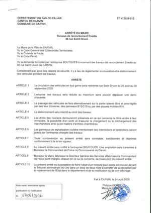 TRAVAUX DE RACCORDEMENT ENEDIS_46 RUE SAINT DRUON_ENT BOUYGUES