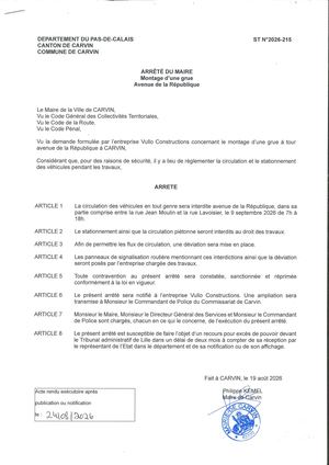 TRAVAUX MONTAGE D'UNE GRUE_AVENUE DE LA REPUBLIQUE_ENT VULLO