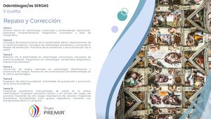 Repaso En Capilla Odontólogos Temas 4, 5 Y 10 Septiembre 2026
