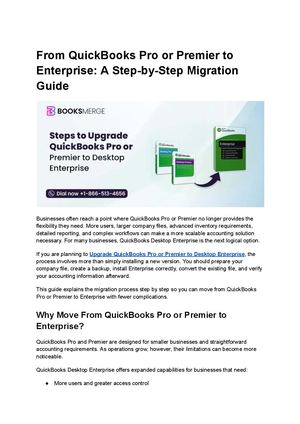 Upgrade QuickBooks Pro or Premier to Enterprise: A Complete Company File Guide