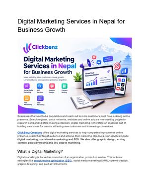 Digital Marketing Services In Nepal For Business Growth