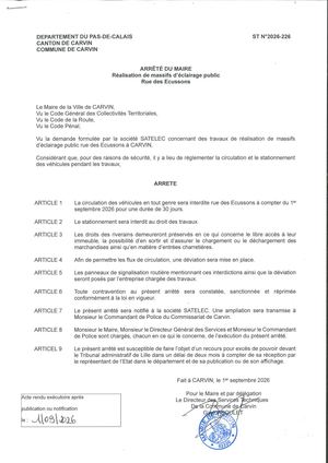 TRAVAUX REALISATION DE MASSIFS D'ECLAIRAGE PUBLIC_RUE DES ECUSSONS_ENT SALETEC