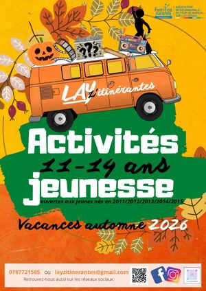 Plaquette Vacances Automne 2026