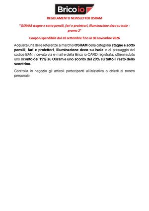 EAN_NL_OsramTecnici 15% Apparecchi Tecnici+20%scontrino