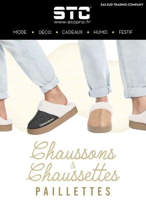 STC - 2026 - Semaine 38#1 - Chaussons + Chaussettes paillettes