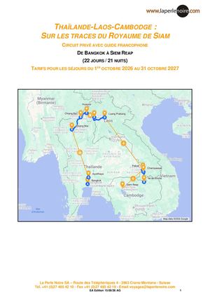 Thaïlande Laos Cambodge Sur Les Traces Du Royaume De Siam