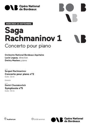Saga Rachmaninov 1 - Concerto pour piano