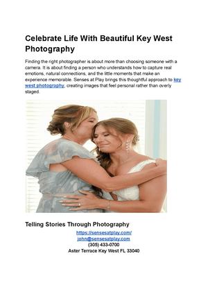 Celebrate Life With Beautiful Key West Photography